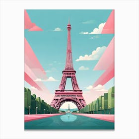 Paris Eiffel Tower 25 Canvas Print