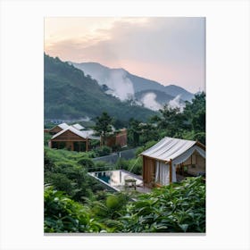 Shangri-La Resort Canvas Print