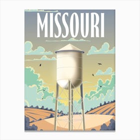 Missouri Water Tower Canvas Print