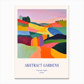 Colourful Gardens Rosendals Trdgrd Sweden 2 Blue Poster Canvas Print