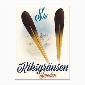 Ski Riksgränsen Sweden Canvas Print