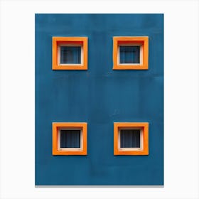 Windows Of A Building 2 Canvas Print