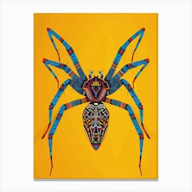 Spider Art Canvas Print