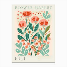 Flower Market Fiji Canvas Print