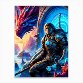 Mystical Fantasy Illustration 166 Canvas Print