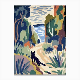 Henri Matisse   StyleLandscape At Collioure With A Cat Canvas Print