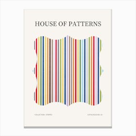 Stripes Pattern Poster 33 Canvas Print