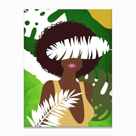 Junglel Girl Canvas Print