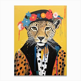 Elegant Cheetah Canvas Print