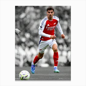 Kai Havertz Of Arsenal Vintage Canvas Print