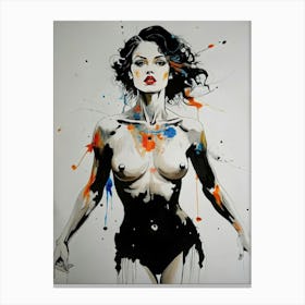 Captivating woman Canvas Print