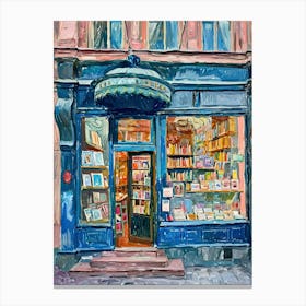 Helsinki Book Nook Bookshop 2 Canvas Print