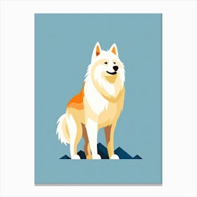 Dog, Minimalism art Canvas Print