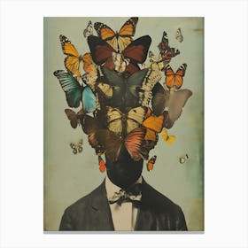 Butterfly Head 1 Canvas Print