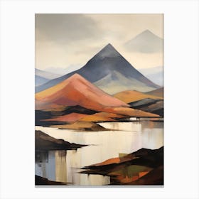 Ben Vorlich Loch Earn Scotland 4 Mountain Painting Canvas Print
