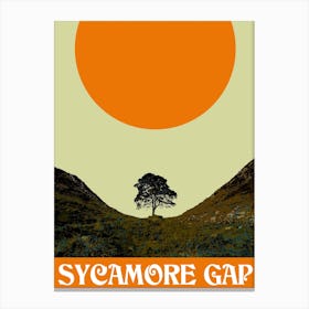 Sycamore Gap No Logo Canvas Print