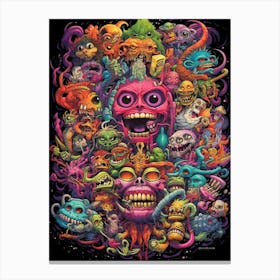 Monsters 1 Canvas Print