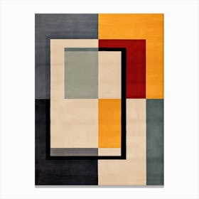 Geometric Fusion; Mid Century Abstract Explorations Canvas Print