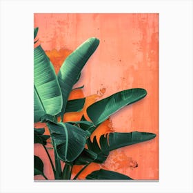 Backyard Palm Tree Canvas Print