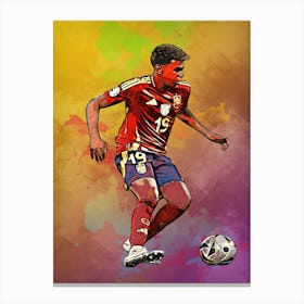 Lamine Yamal6 Canvas Print