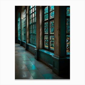 Stained Glass Windows 1 Canvas Print