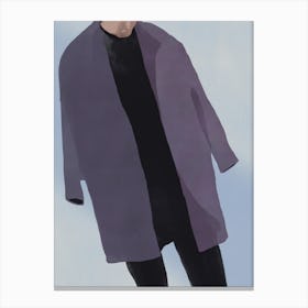 Purple Coat Canvas Print