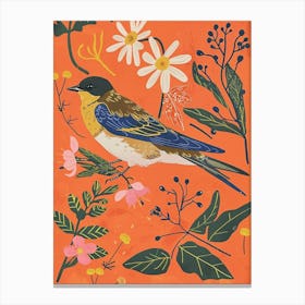 Spring Birds Swallow 3 Canvas Print