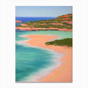 Cala Tarida Ibiza Spain Monet Style Canvas Print