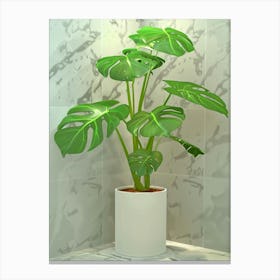 Monstera Plant 6 Canvas Print