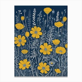 Yellow Poppies Canvas Print