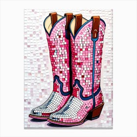 Cowgirl Boots Canvas Print