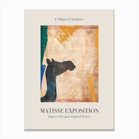 Camel 3 Matisse Inspired Exposition Animals Poster Canvas Print
