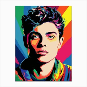 Everett Retro Pop Art 20 Canvas Print