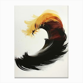 Wave Print Canvas Print