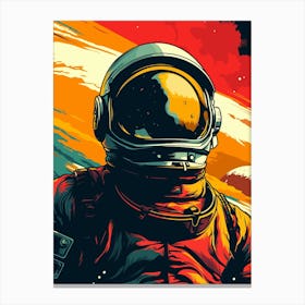 Space Astronaut Poster Canvas Print