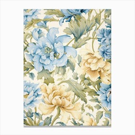 Wallpaper Floral Pattern 9 Canvas Print