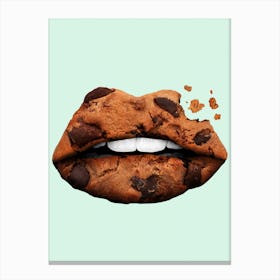Cookie Lips Canvas Print