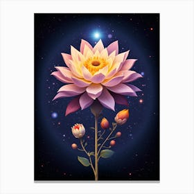 The Cosmic Bloom Canvas Print