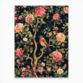 Bird In A Tree Canvas Print