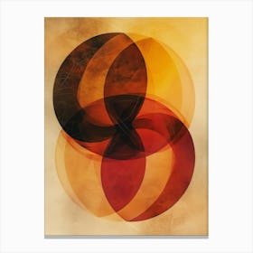 Abstract Circles Canvas Print 5 Canvas Print