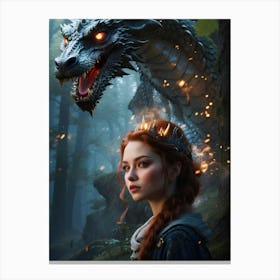 Dragon Queen Canvas Print