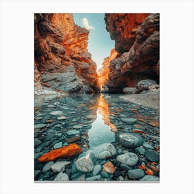 Canyons In Jordan Canvas Print