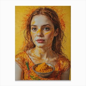 Tumeric Girl Canvas Print