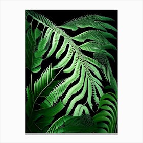 Netted Chain Fern Vibrant Canvas Print