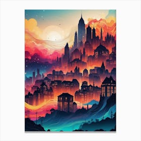 Cityscape 6 Canvas Print