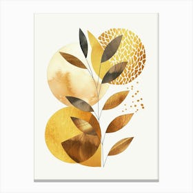 Gold Leaf Canvas Print Canvas Print