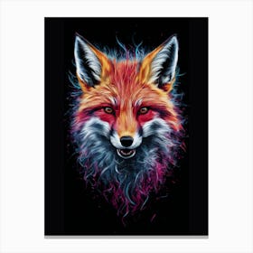 Fox Artwork 1 Canvas Print