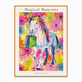 Shopping Colourful Fauvism Inspired Unicorn 1 Poster Canvas Print