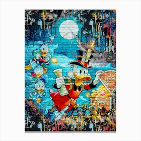 Donald Duck Canvas Print