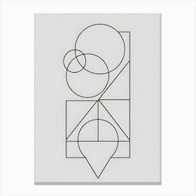 Geometric Shapes 4 Canvas Print